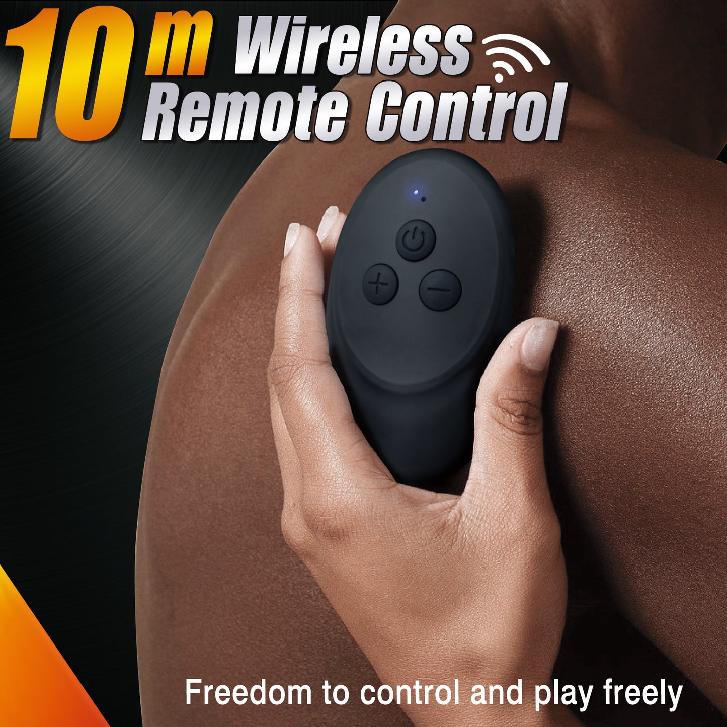QUTOYS Dual-Sided Rabbit Vibrating Cock Ring - 10-Speed Vibrations, Wireless Remote Control